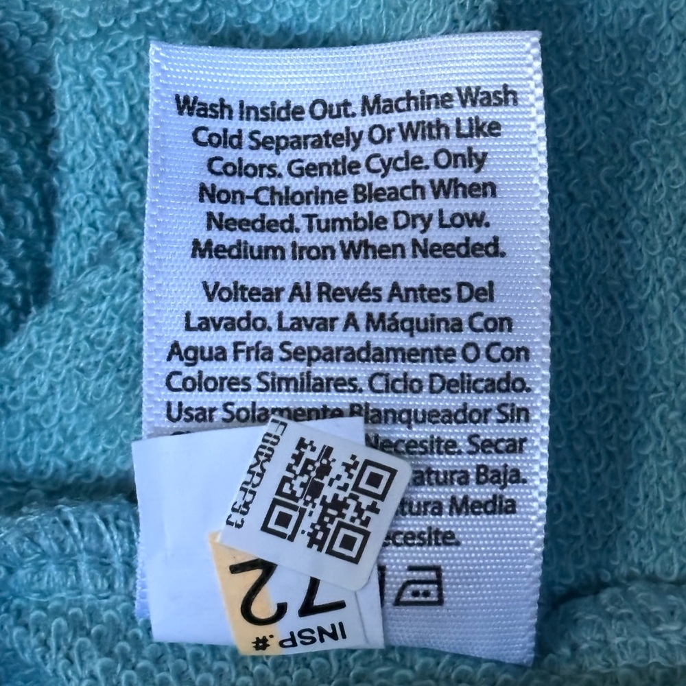 🎉NWT🎉 Time and Tru Aqua Relaxed Crewneck Sweatshirt - Picture 14 of 14
